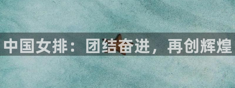 oety欧亿：中国女排：团结奋进，再创辉煌