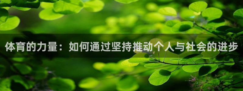 oety欧亿：体育的力量：如何通过坚持推动个人与社会的进步